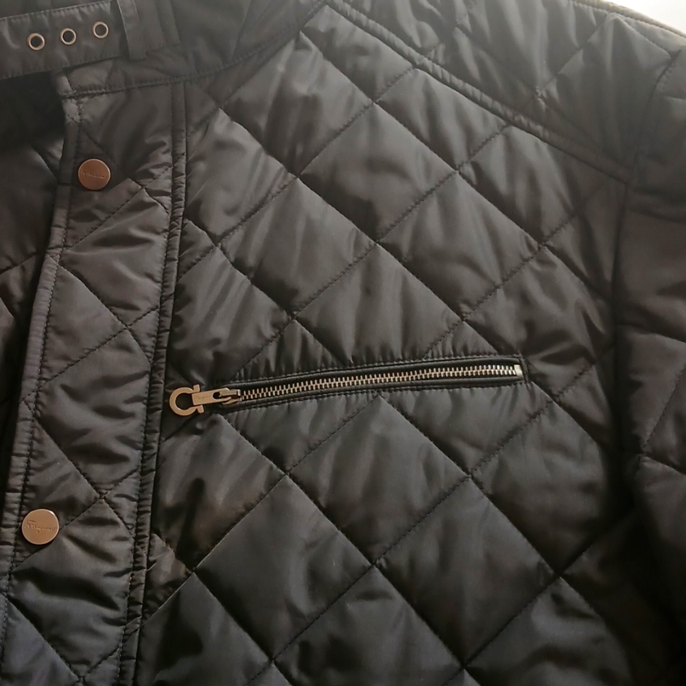 Salvatore ferragamo Stitched Navy Jacket